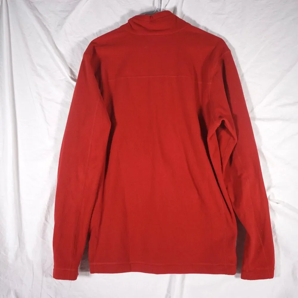 Patagonia Fleece Quarter Zip Red Medium